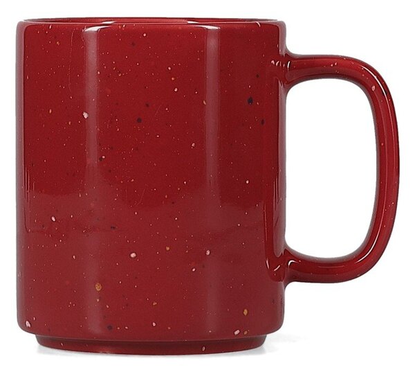 Bordowy porcelanowy kubek 330 ml Fika – ONA