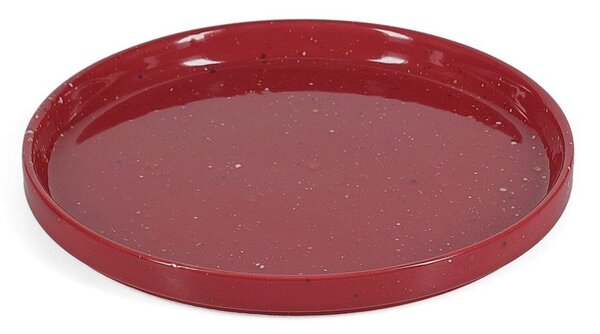 Bordowy porcelanowy talerz deserowy ø 20,5 cm Fika – ONA