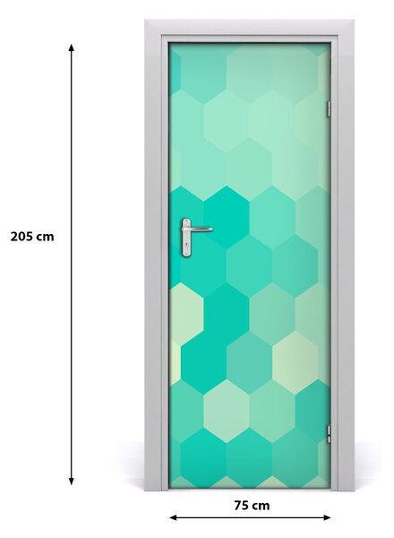Naklejka fototapeta na drzwi Geometryczne tło