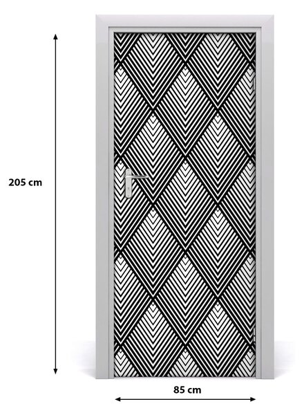 Naklejka fototapeta na drzwi Geometryczne tło