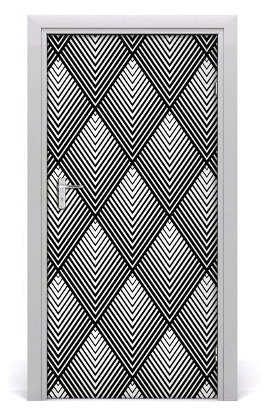 Naklejka fototapeta na drzwi Geometryczne tło