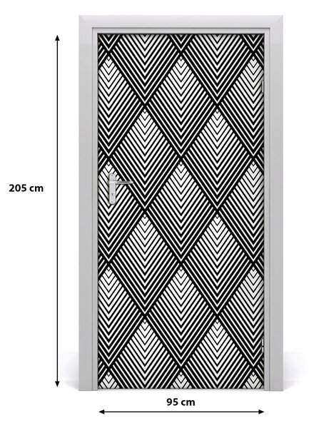Naklejka fototapeta na drzwi Geometryczne tło
