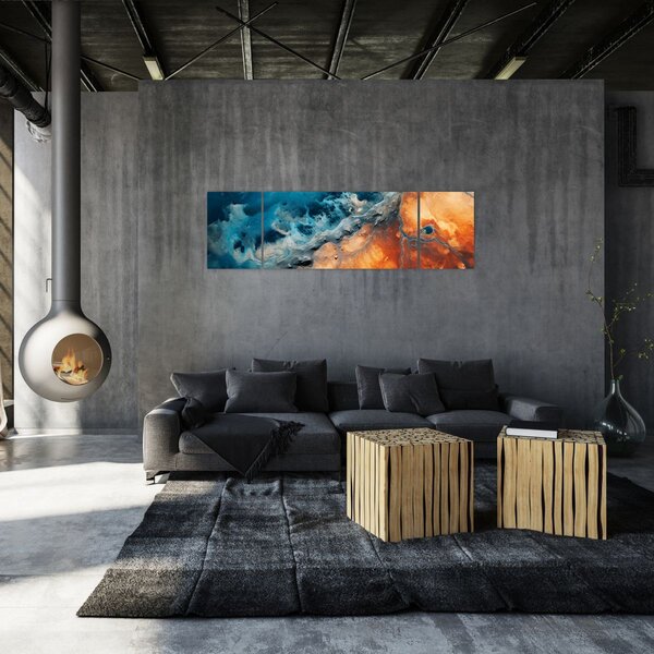 Obraz - Woda i ogień (170x50 cm)