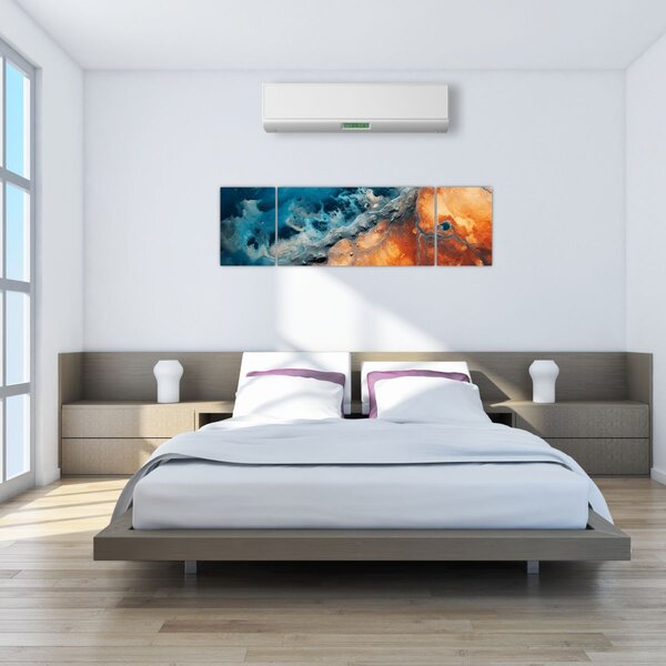 Obraz - Woda i ogień (170x50 cm)
