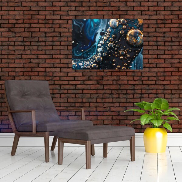 Obraz - Krople atramentu (70x50 cm)