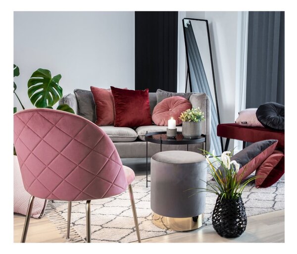 Zestaw 2 różowych krzeseł do jadalni House Nordic Geneve