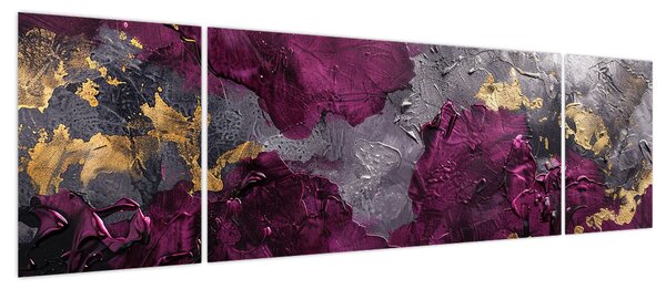 Obraz - Teksturowanie abstrakcji (170x50 cm)