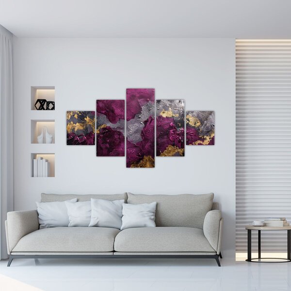 Obraz - Teksturowanie abstrakcji (125x70 cm)