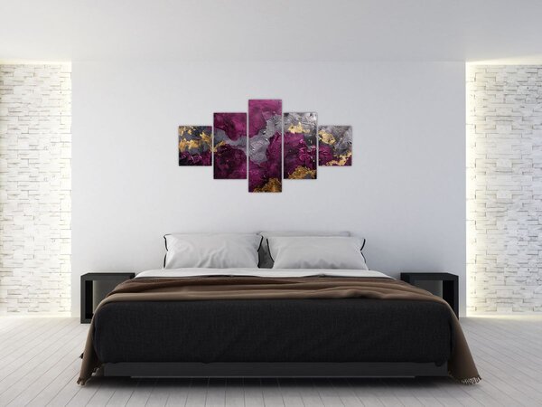 Obraz - Teksturowanie abstrakcji (125x70 cm)