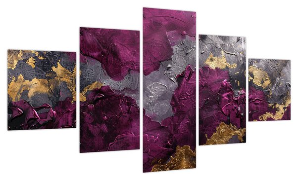 Obraz - Teksturowanie abstrakcji (125x70 cm)