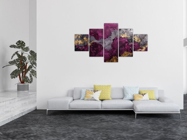 Obraz - Teksturowanie abstrakcji (125x70 cm)