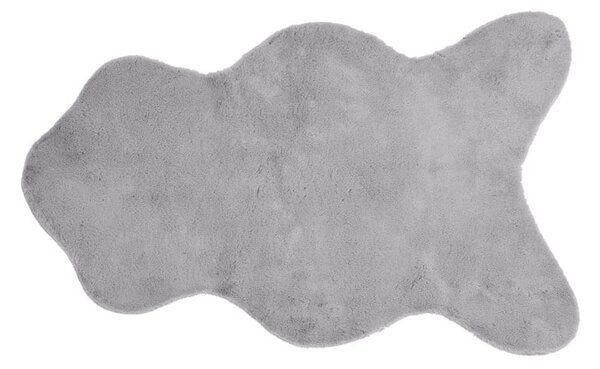 Szara sztuczna skóra Tiseco Home Studio Rabbit, 60x90 cm