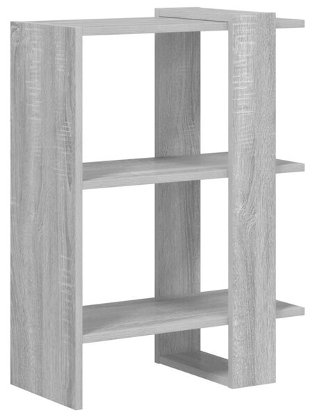 Półka na książki szary sonoma 52 x 25 x 71,5 cm