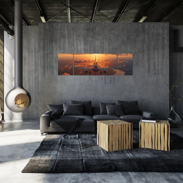 Obraz - Samolot transportowy (170x50 cm)