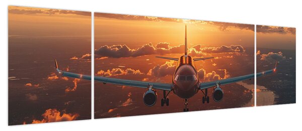 Obraz - Samolot transportowy (170x50 cm)