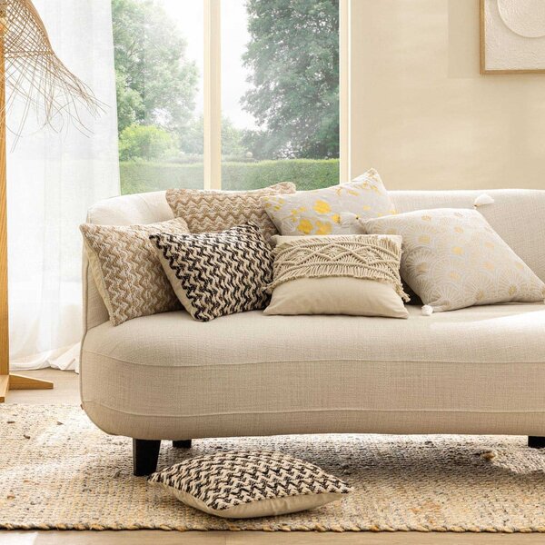 Bawełniana poduszka dekoracyjna 45x45 cm Samaya – douceur d'intérieur