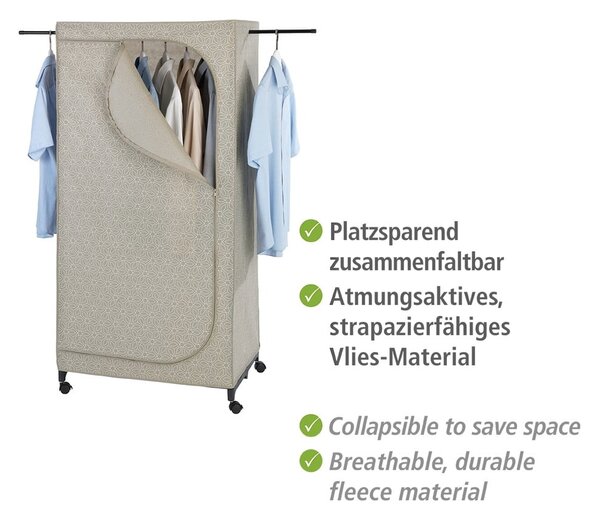 Beżowa tekstylna szafa 75x160 cm Balance – Wenko