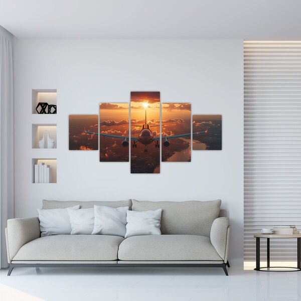 Obraz - Samolot transportowy (125x70 cm)