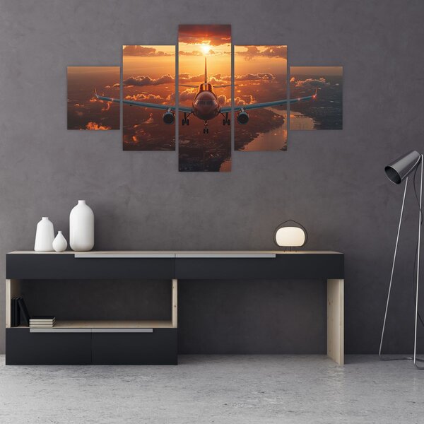 Obraz - Samolot transportowy (125x70 cm)