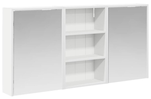Zestaw szafek Łazienkowych z półką 3 szt. 126 x 16 x 62.5 cm