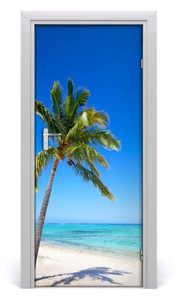 Naklejka fototapeta na drzwi Tropikalna plaża