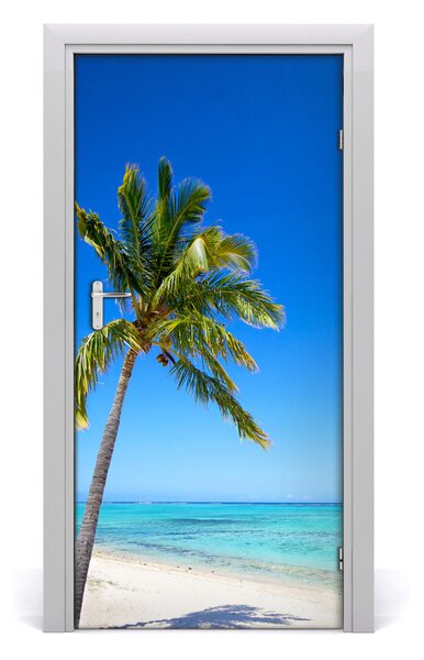 Naklejka fototapeta na drzwi Tropikalna plaża