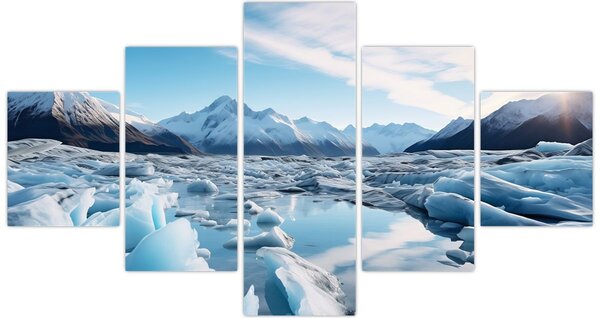 Obraz - Formacje lodowcowe (125x70 cm)