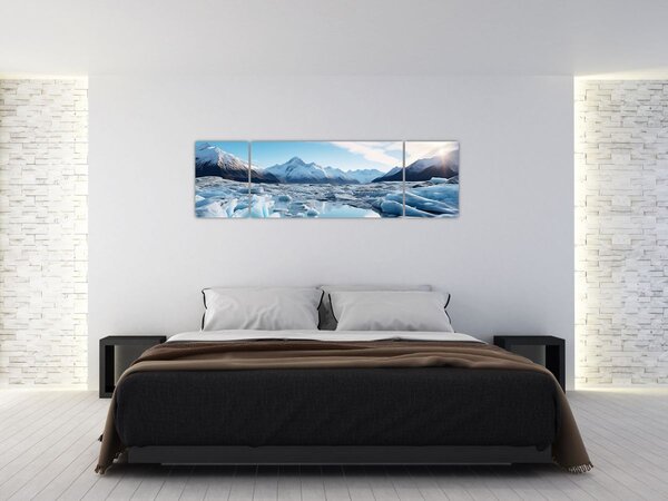 Obraz - Formacje lodowcowe (170x50 cm)