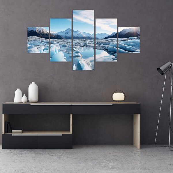 Obraz - Formacje lodowcowe (125x70 cm)