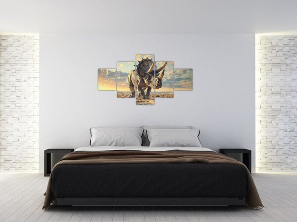Obraz - Triceratops (125x70 cm)