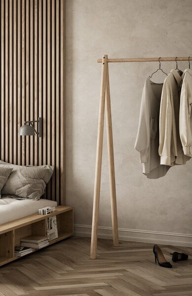 Wieszak z drewna sosnowego Karup Design Hongi Natural