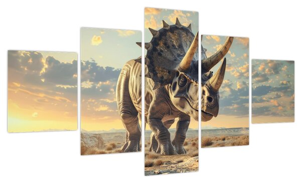 Obraz - Triceratops (125x70 cm)