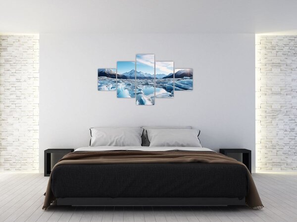 Obraz - Formacje lodowcowe (125x70 cm)