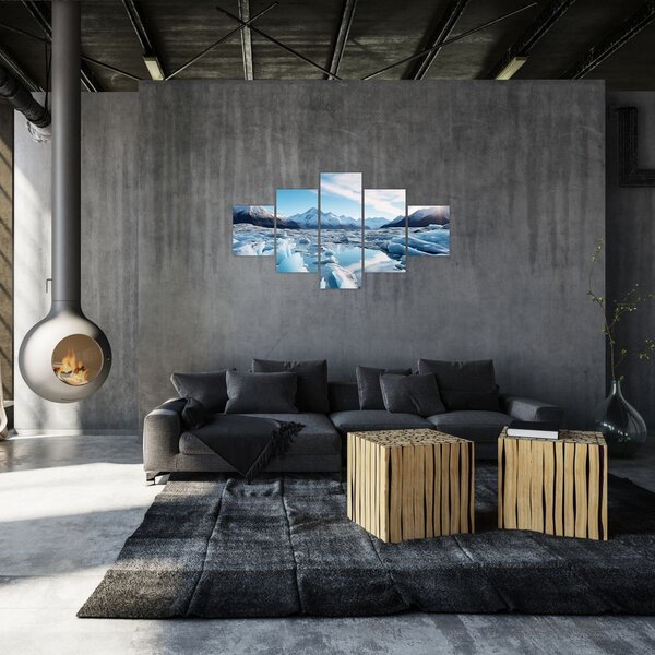 Obraz - Formacje lodowcowe (125x70 cm)