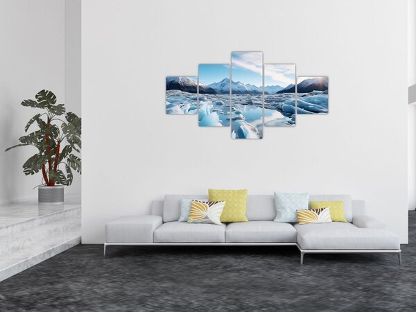 Obraz - Formacje lodowcowe (125x70 cm)