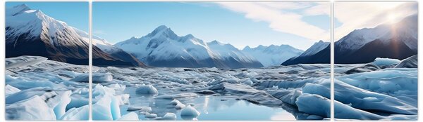 Obraz - Formacje lodowcowe (170x50 cm)
