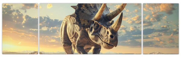 Obraz - Triceratops (170x50 cm)