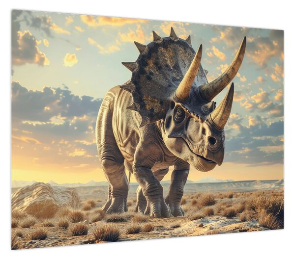 Obraz - Triceratops (70x50 cm)