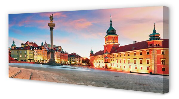 Fotoobraz na płótnie Świt nad Warszawskim Starym Miastem