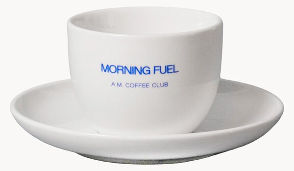 Filiżanka ze spodkiem z ceramiki Morning Fuel