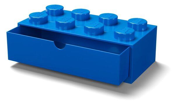 Niebieski pojemnik z szufladką LEGO®, 31x16 cm