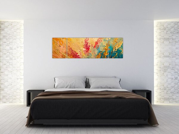 Obraz - Malowanie pola (170x50 cm)