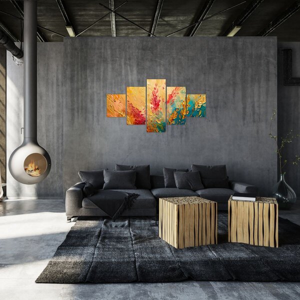 Obraz - Malowanie pola (125x70 cm)