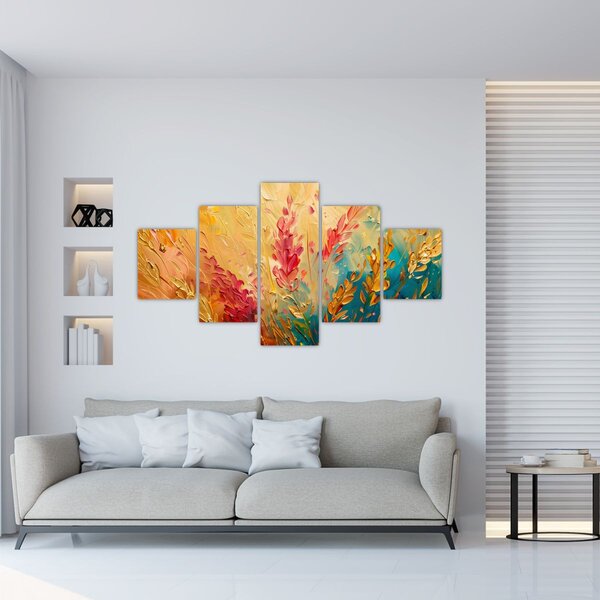 Obraz - Malowanie pola (125x70 cm)