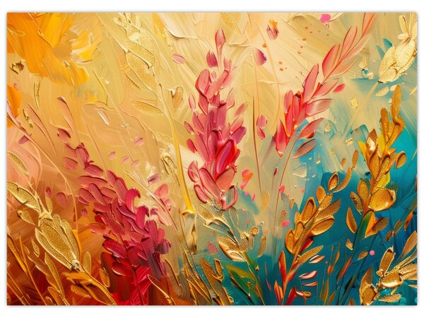 Obraz - Malowanie pola (70x50 cm)