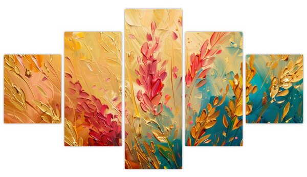 Obraz - Malowanie pola (125x70 cm)