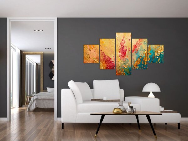 Obraz - Malowanie pola (125x70 cm)