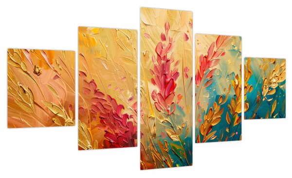 Obraz - Malowanie pola (125x70 cm)