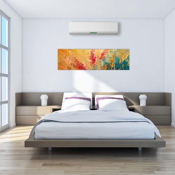 Obraz - Malowanie pola (170x50 cm)