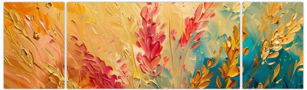 Obraz - Malowanie pola (170x50 cm)